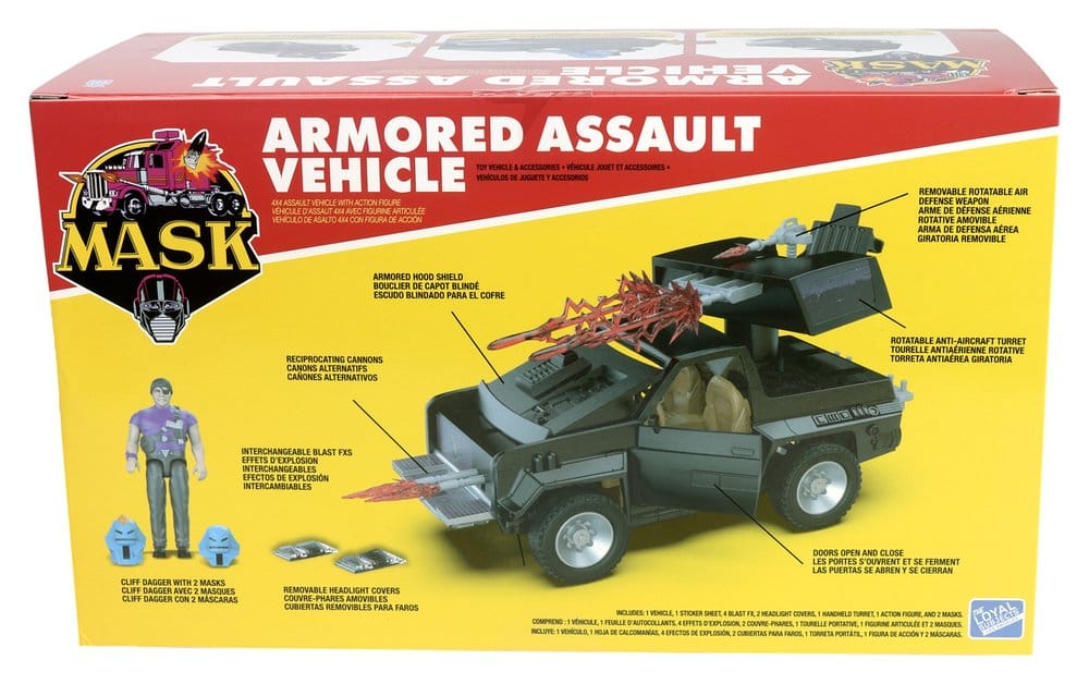 M.A.S.K. Wave 2 Vehículo AAV (Armored Assault Vehicle)
