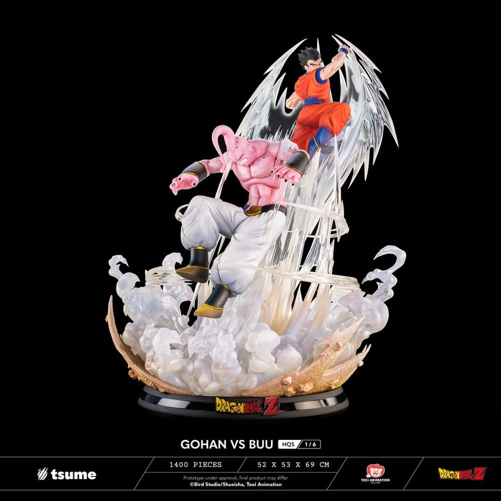 Dragon Ball Z Figura 1/6 HQS Gohan vs Buu 69 cm