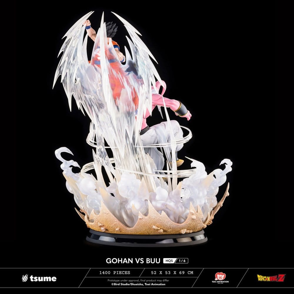 Dragon Ball Z Figura 1/6 HQS Gohan vs Buu 69 cm