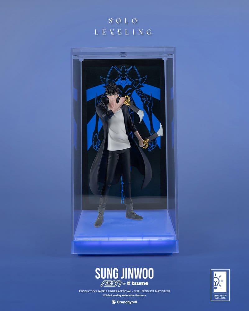 Solo Leveling Figura Neon 1/9 Sung Jinwoo 20 cm