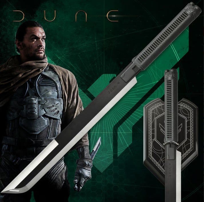 Dune Réplica 1/1 Espada corta de Duncan Idaho con soporte de pared 63 cm