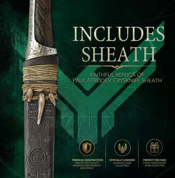 Dune Réplica 1/1 Crysknife de Paul Atreides (Dune Part II) 49 cm