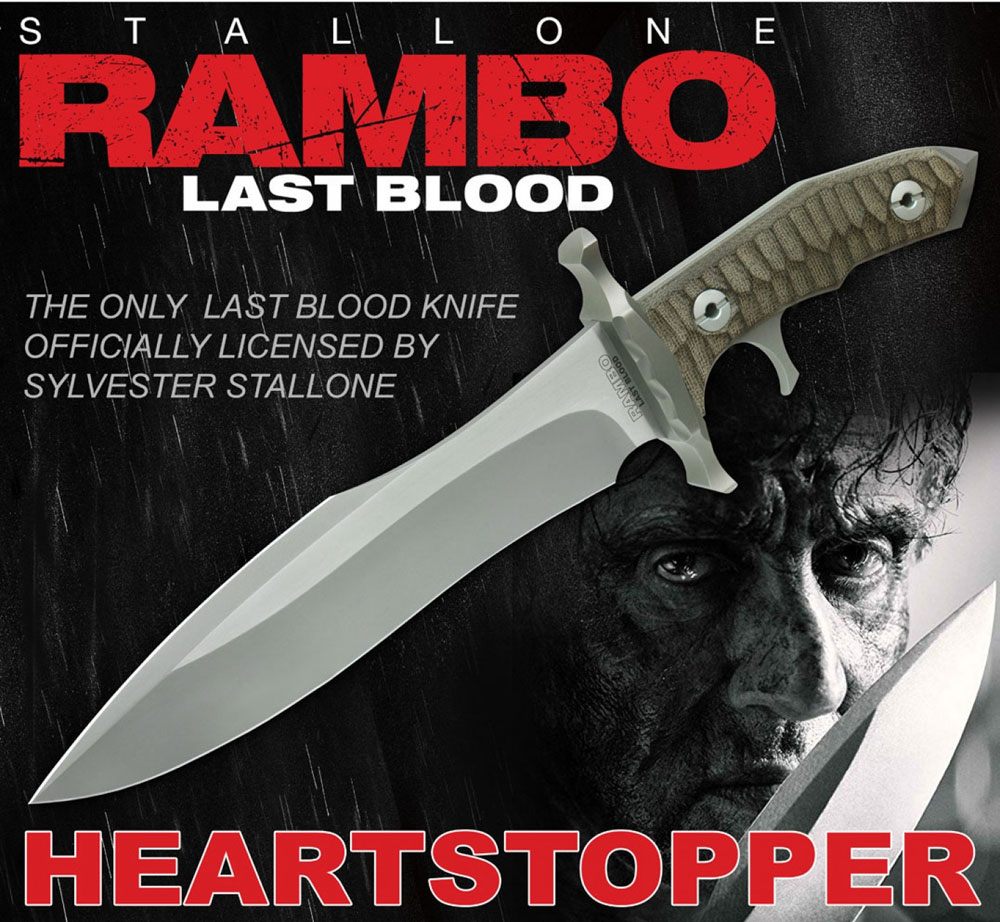 Rambo: Last Blood Réplica 1/1 Cuchillo Heartstopper 