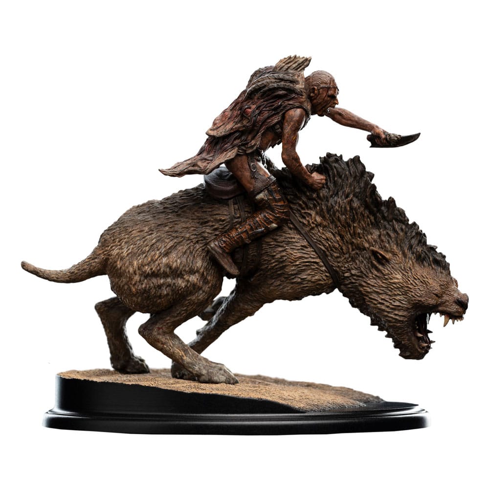 El Señor de los Anillos Estatua Sharkû on Warg 18 cm