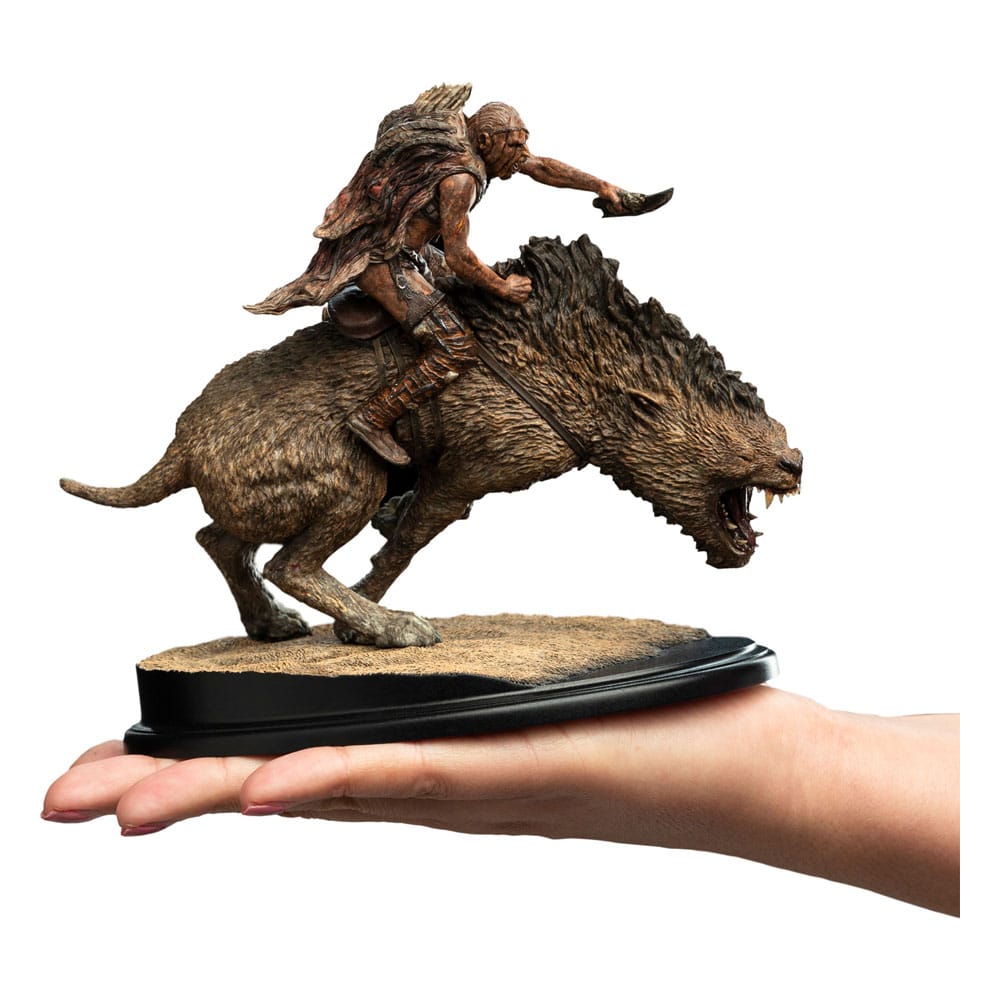 El Señor de los Anillos Estatua Sharkû on Warg 18 cm