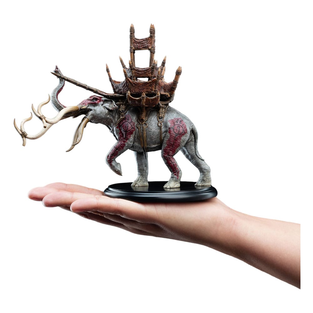 El Señor de los Anillos Estatua Mumak in Battle 17 cm