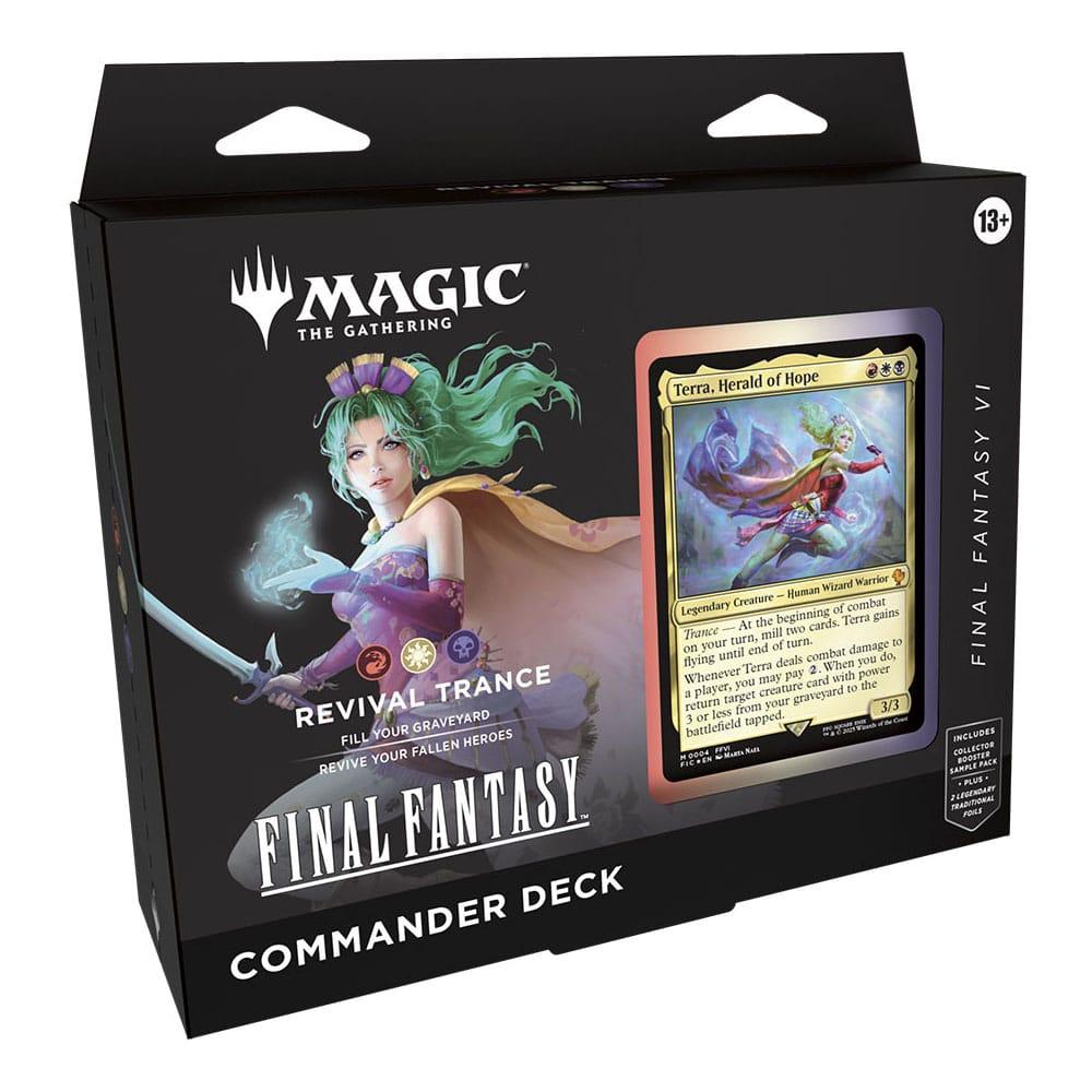 Magic the Gathering Final Fantasy Mazo de Commander INGLES