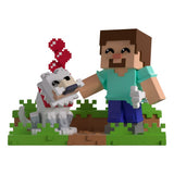 Minecraft Figura Vinyl Taming a Wolf 10 cm 