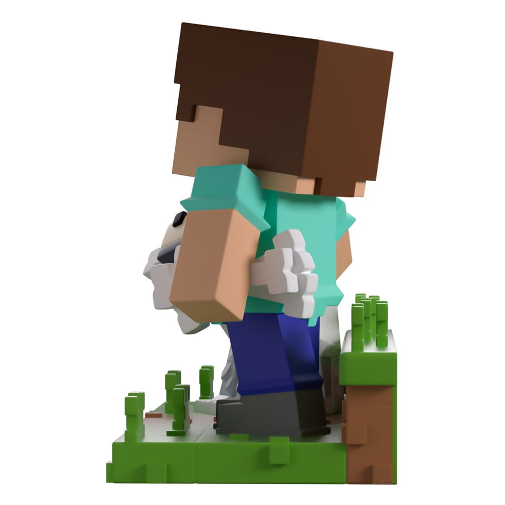 Minecraft Figura Vinyl Taming a Wolf 10 cm 