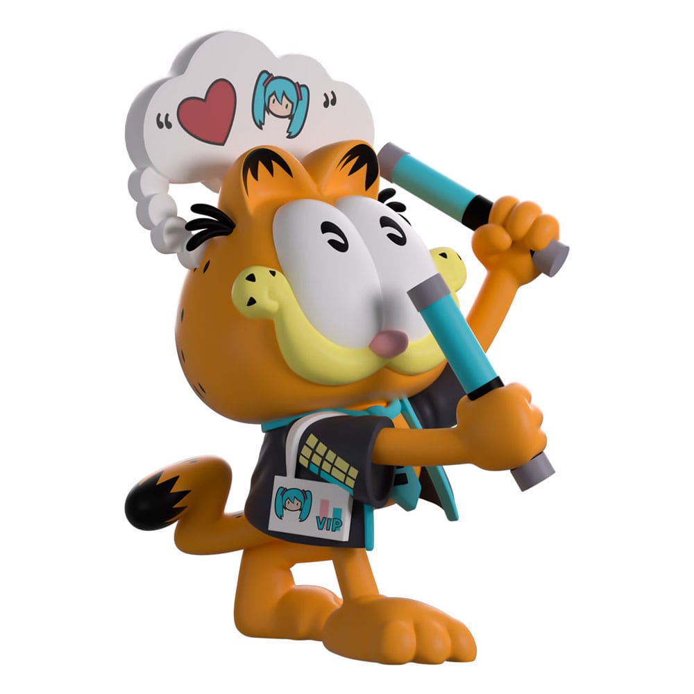 Hatsune Miku x Garfield Figura Vinyl Miku Concert Garfield 13 cm         