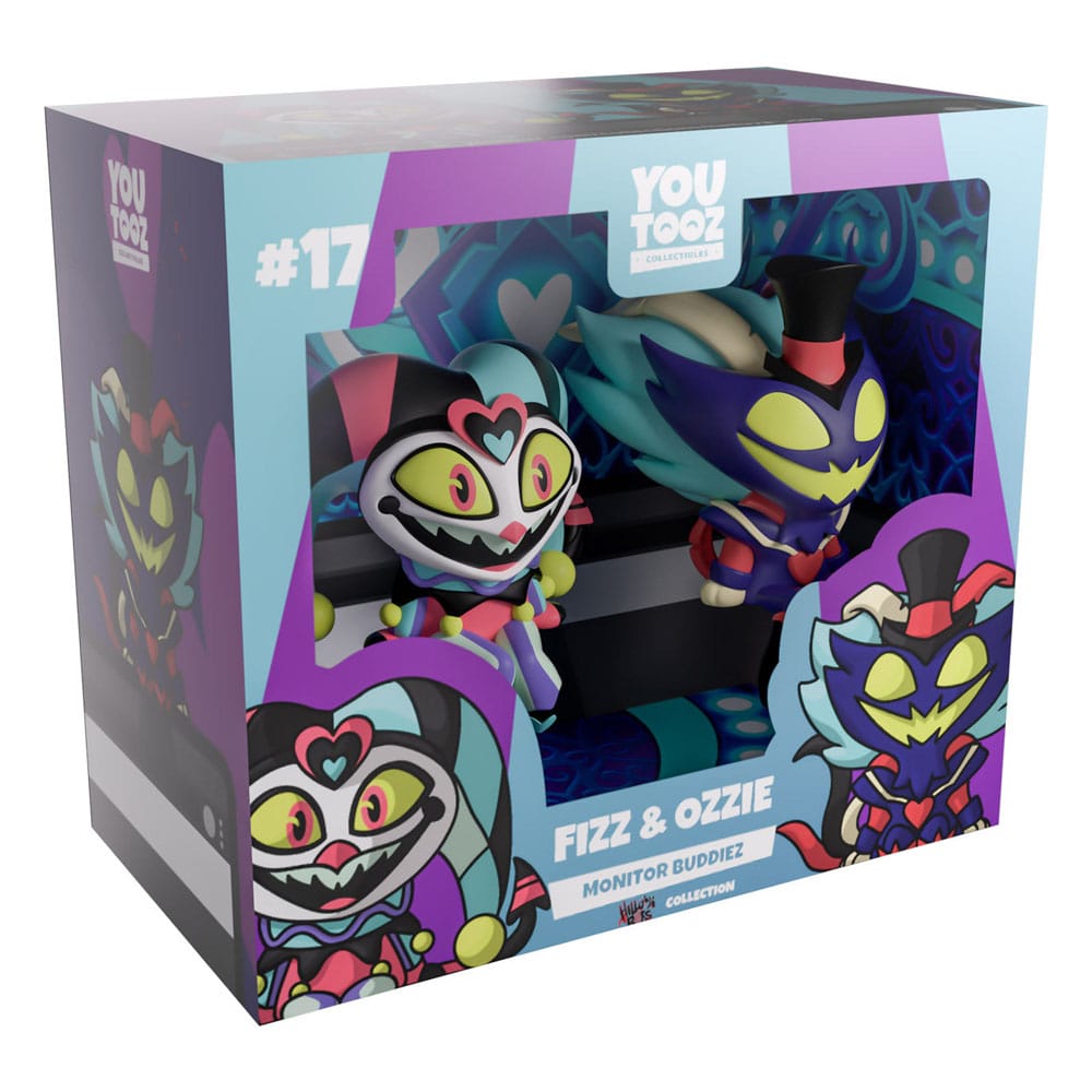 Helluva Boss Co. Figuras Vinyl Fizz & Ozzie Monitor Buddiez             