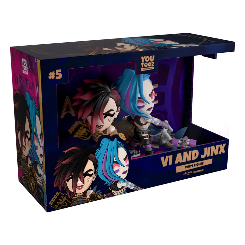 Arcane Pack de 2 Figuras Vinyl Vi & Jinx 11 cm   