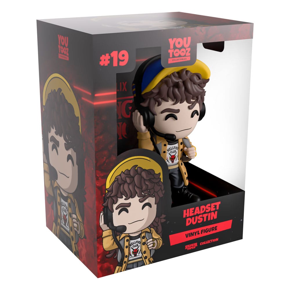 Stranger Things Figura Vinyl Headset Dustin 13 cm  