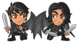 A Court of Thorns and Roses Figura Vinyl Azriel and Cassian 11 cm