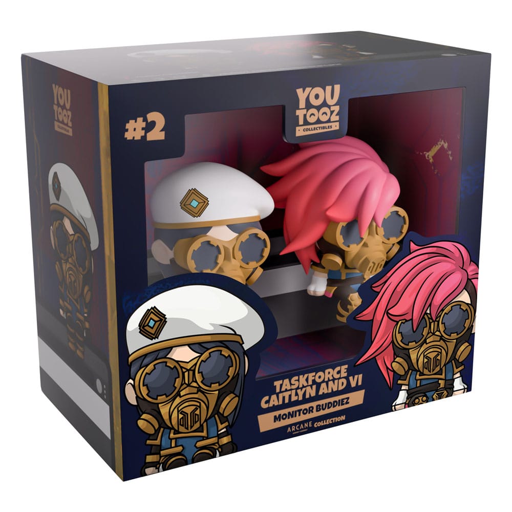 Arcane Pack de 2 Figuras Vinyl Caitlyn & Vi Taskforce 7 cm  